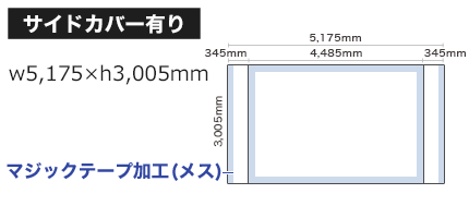 4×6 メディアサイズ/サイドカバー有り