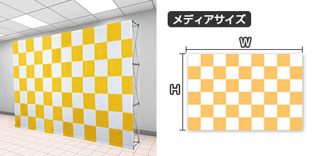 3×5サイズ楽々バックパネルイメージ