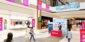 ショッピングモール装飾イメージ