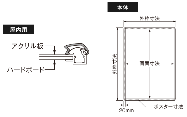 仕様とサイズイメージ